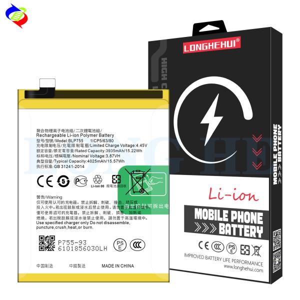 BLP755 4025mAh Battery for OPPO Reno3 Reno3 Pro CPH2009 PCRM00 PCRT00 in High