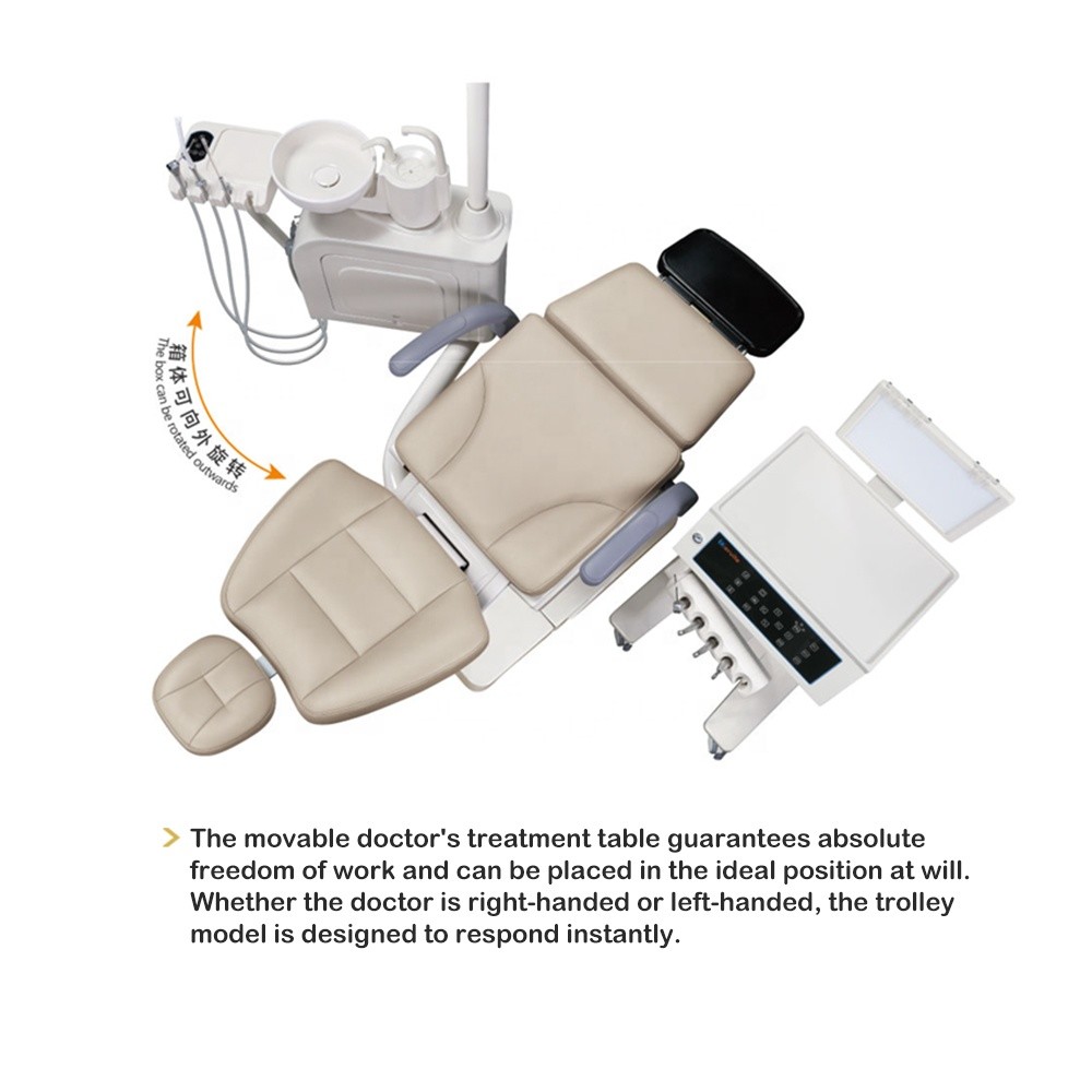 220V/110V Optical Electric Dental Chair Unit Leather Cushion