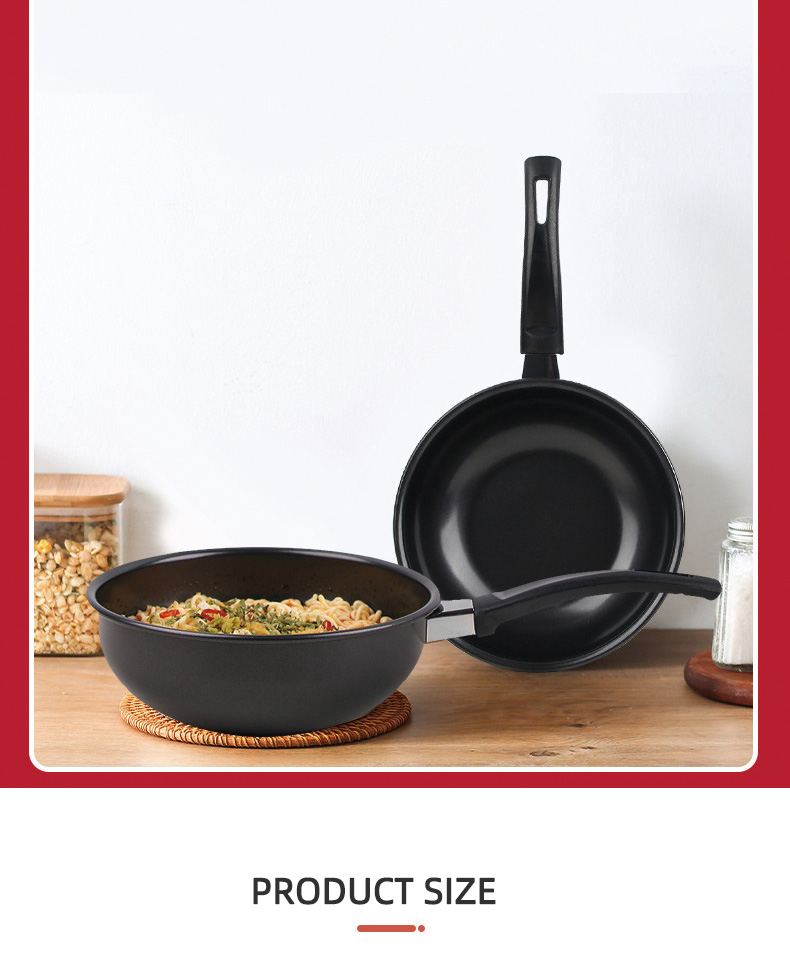 New Design Kitchen Cooking Sauce Pan Cookware Milk Pot Non-stick Iron Saucepan Cookware Pot With Bakelite Handle