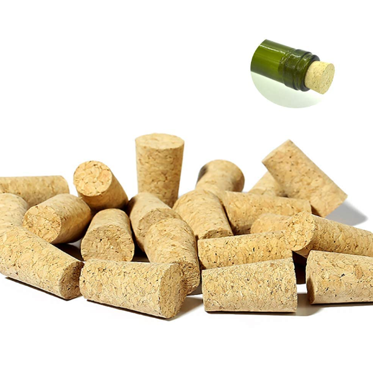 Healthy Lead-free Glass Natural Soft Wine Bottle Corks with Acceptable Customer's Logo