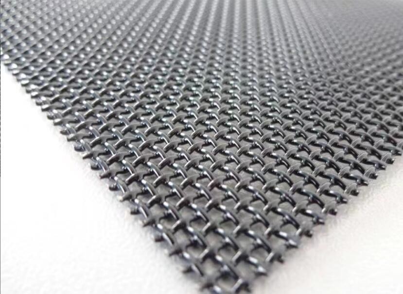 Standard Black Powder Coated Marine Stainless Steel Security Door Screen