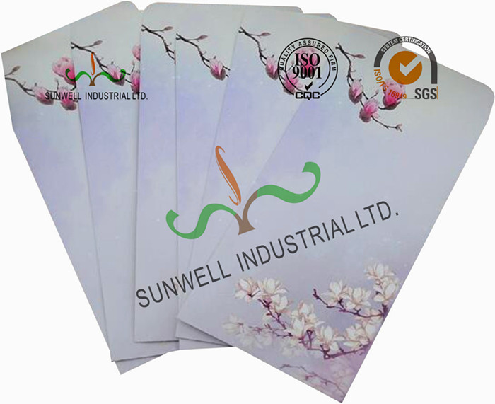 Kapok Flowers Custom Printed Envelopes , Custom Printed Shipping Envelopes