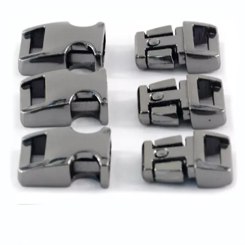 10mm Metal Side Release Buckle Zinc Alloy Paracord Bracelet Buckle