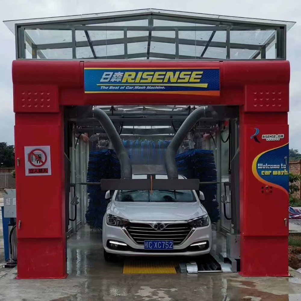 6200*3800*3440mm Tunnel Car Wash Machine With 80-110L Water Consumption