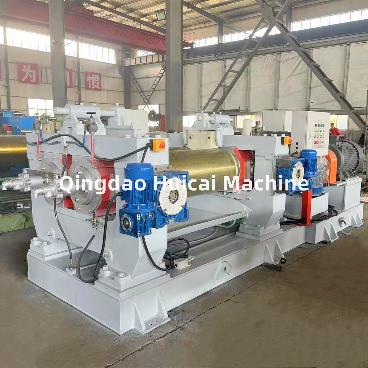 1 1.25 Roll Ratio 30kW Two Roll Rubber Mixing Machine for Accurate Mixing