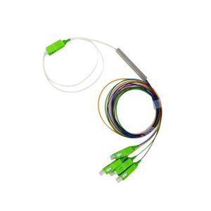 China Compact Design 1x4 Optical Splitter For FTTH FTTB FTTX Network High Reliability on sale