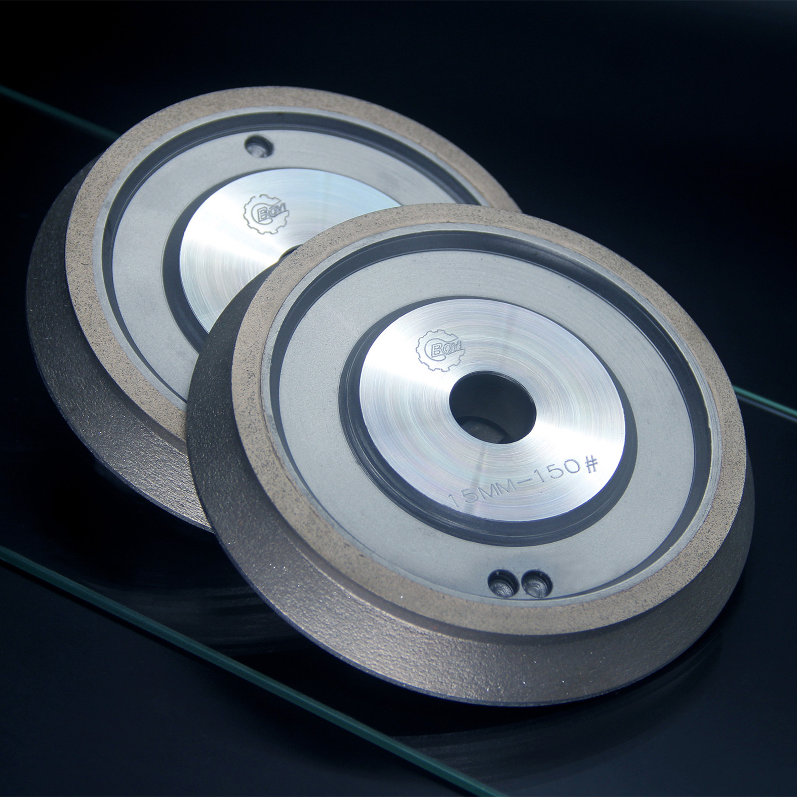 Grit Round Edge Grinding Wheel 35 - 200MM Sintered Custom Diamond Wheel