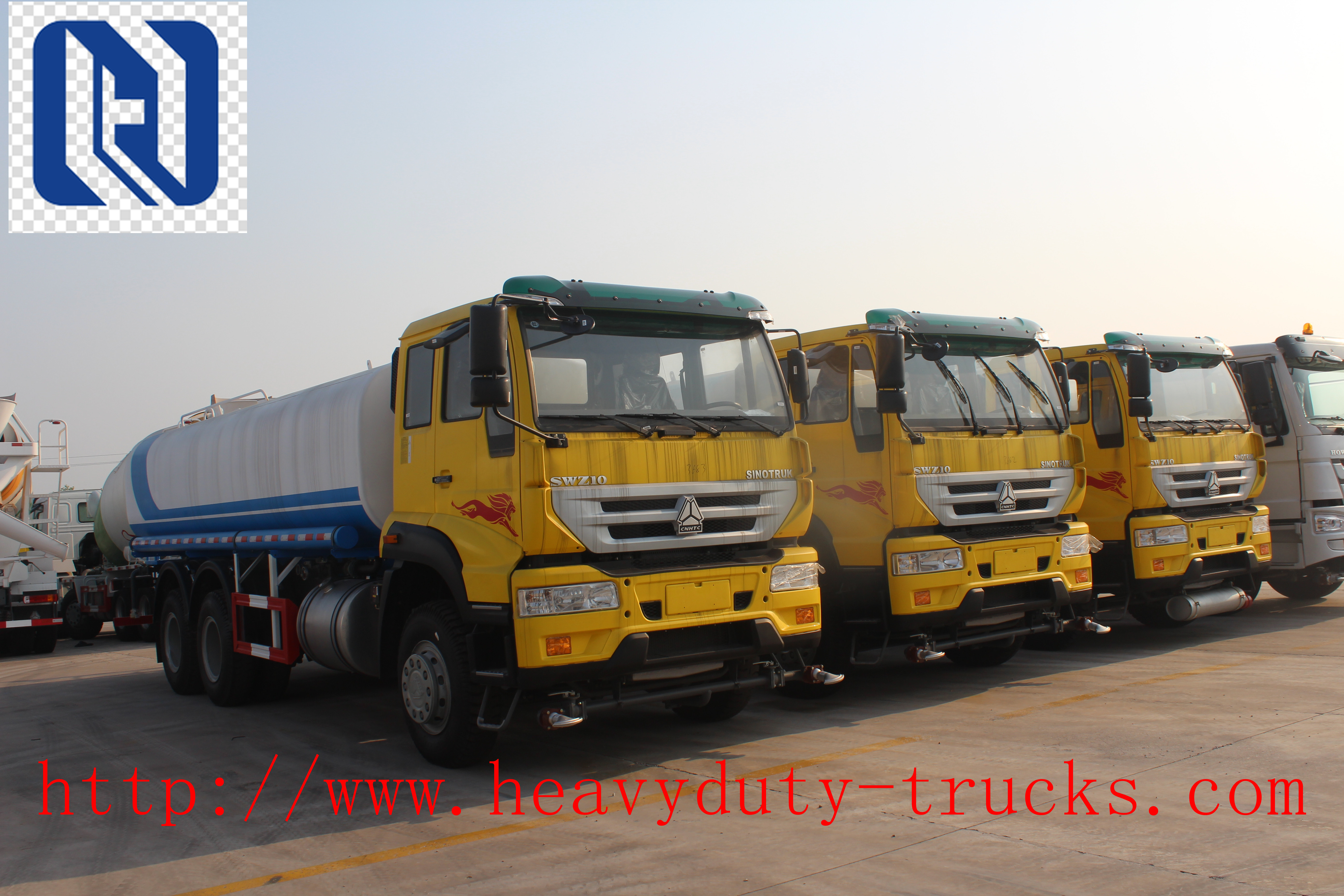 Sinotruk HOWO Diesel 6x4 Drive Wheel Liquid Tanker Truck Fuel Tanker Trailer