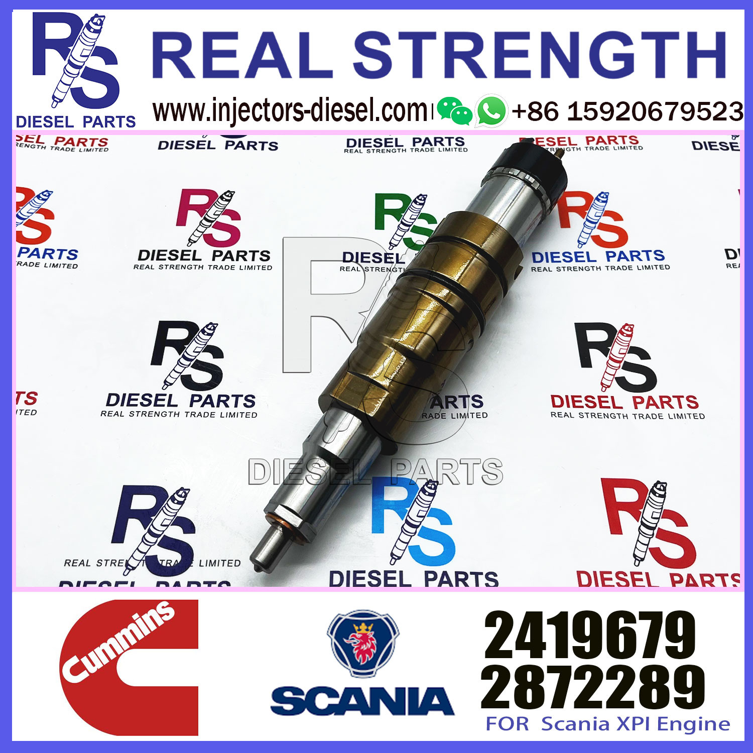 DIGEER New fuel injector 1881565 common rail injector 1881565 for diesel fuel engine DC13 1933613 2057401 2058444 241967