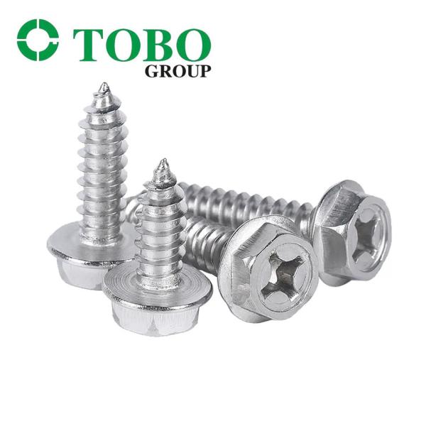 Custom High Quality Stainless Steel Hex Head Wood Screw Drywall Framing Screws