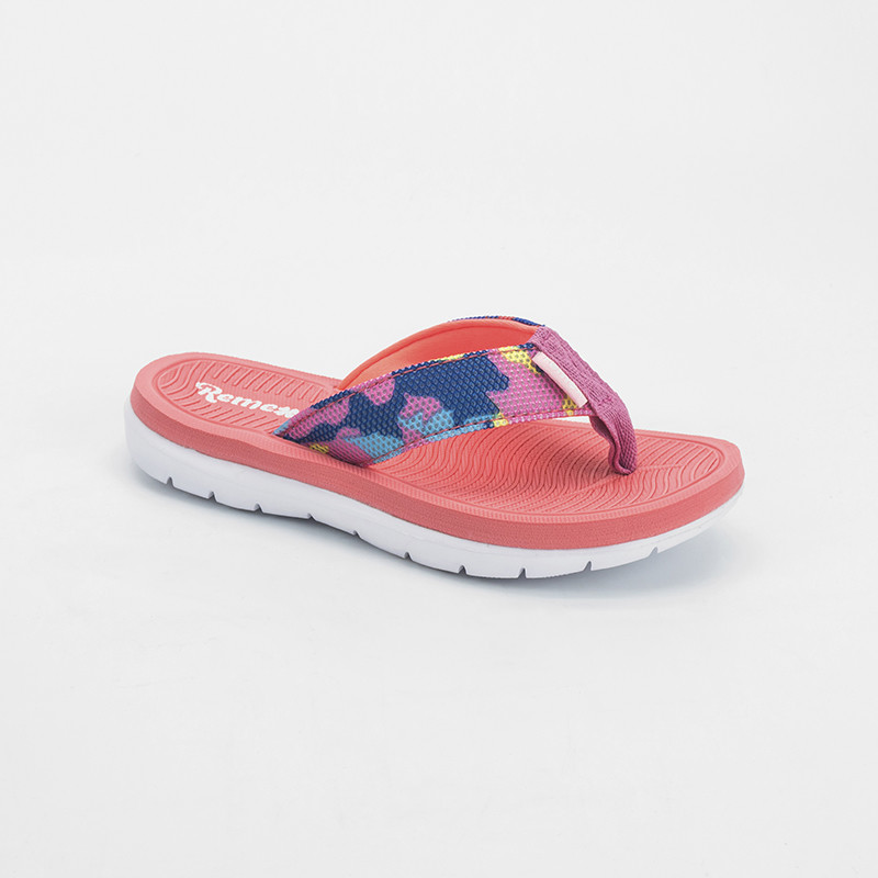 Summer Textured Sole 28EU EVA Flip Flop Slippers For Kids