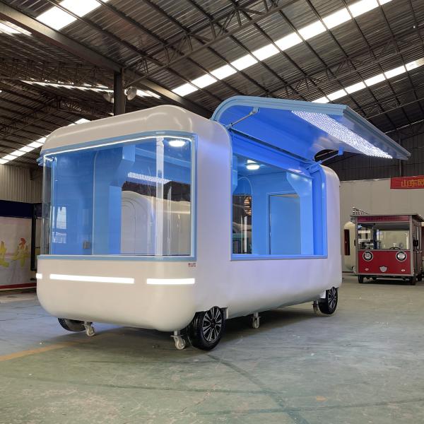 Multi-Functional Electric Mobile Snack Trailer Boutique Cart for and Retail