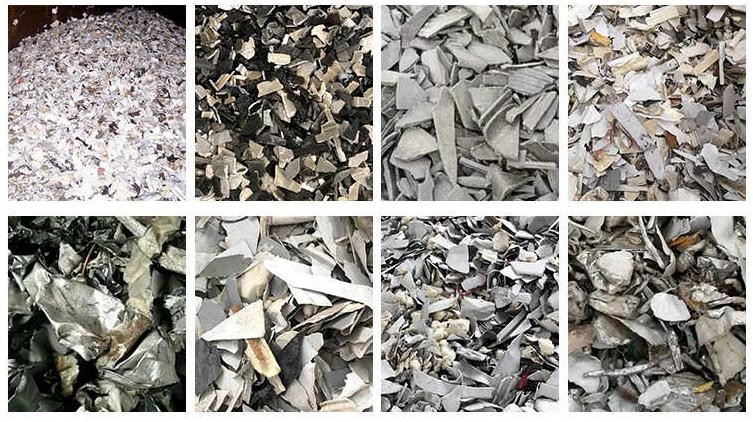 Freezer Home Appliance Electronic Scrap Shredders Waste Recycling Production Line