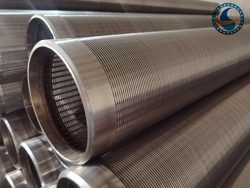 Aisi 304 Wire Wrapped Screen With High Strength Bevel Welded Rings