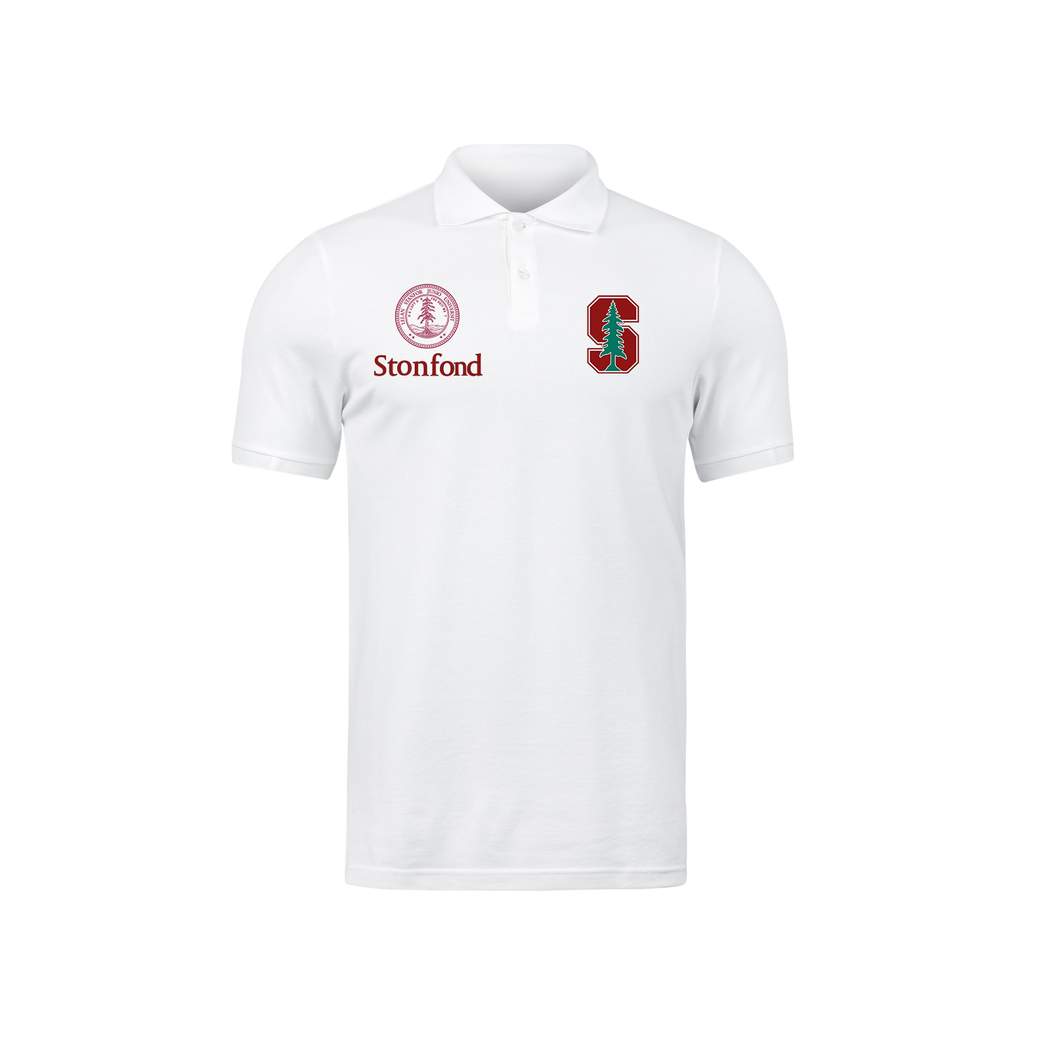 Short Sleeve Casual Style University Logo Polo for Breathable and Quick Dry