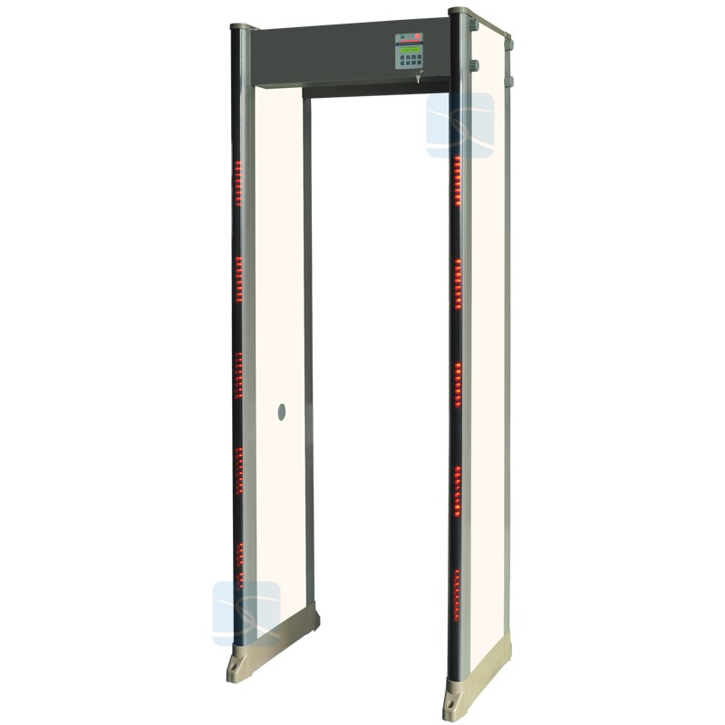 SUNLEADER XLD-G33 33 ZONES LCD display panel Security Checking Walk Through Gate Archway Metal Detectors for Hotel Airport