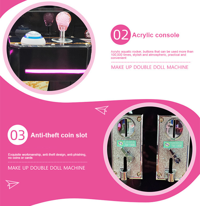 Kids Skill Arcade Three Bears Toy Crane Game Machine