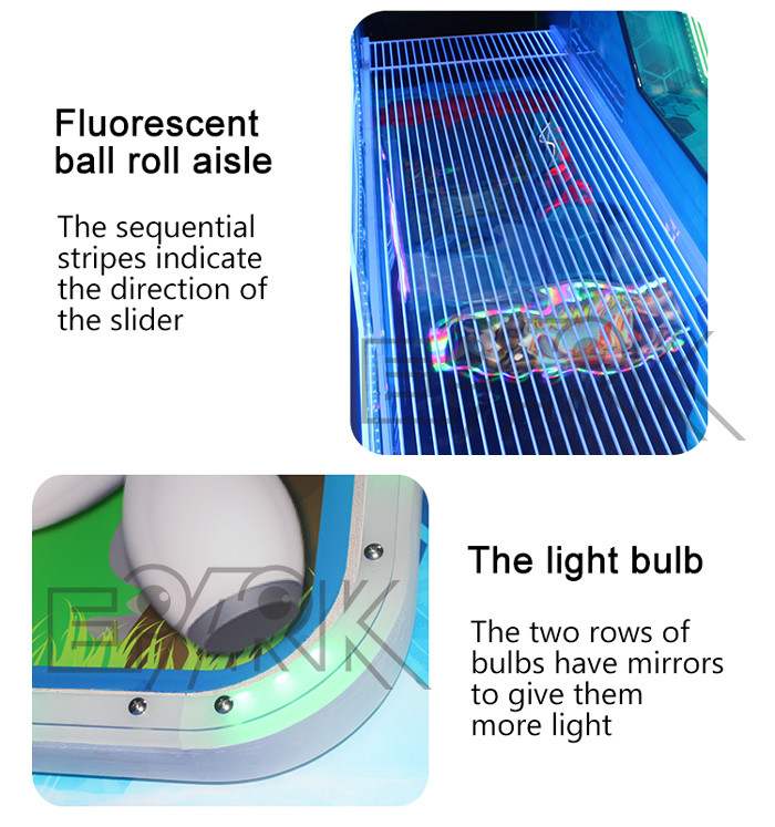 Forest Electronic Coin Operated Arcade Machine For Bowling Ball Shooting Game