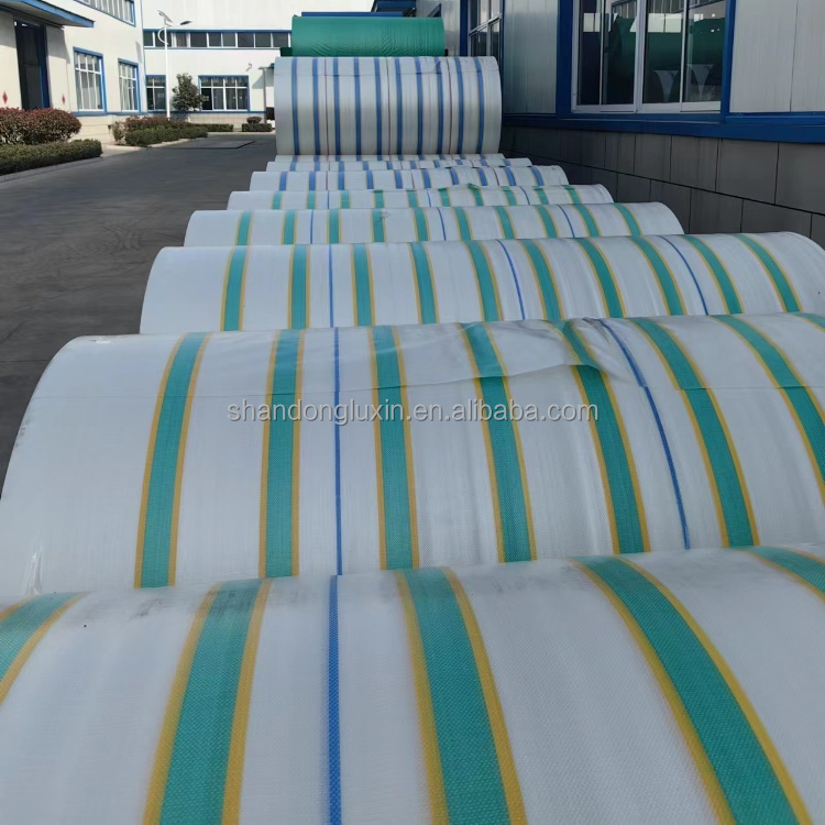 Sunlight Block Dust Proof Woven Tarpaulin Fabric in Customized Color for Waterproof
