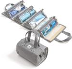 Lager capacity toiletry bags 4kits Hanging Roll-Up Makeup Bag/Toiletry Kit