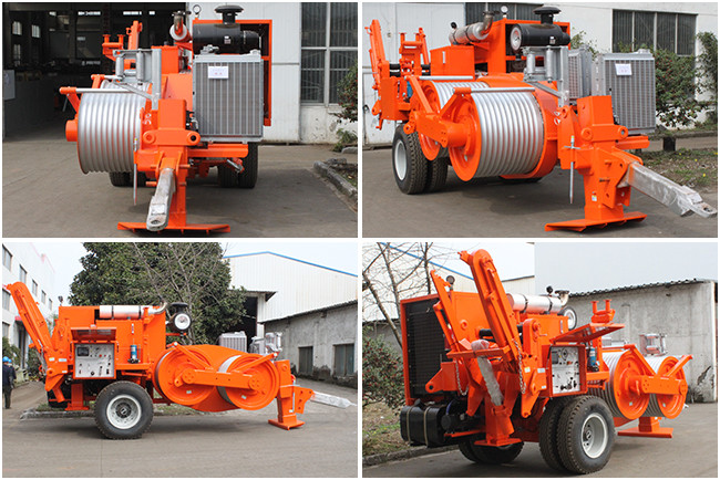 ISO9001 Power Line Stringing Equipment For Overhead Stringing Groove Number 10