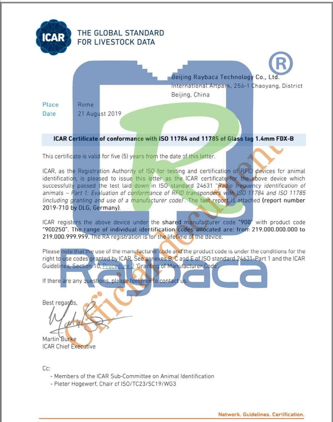 134.2 KHz Frequency Animal ID Microchip EM4305 Chip Type Bio - Glass Material