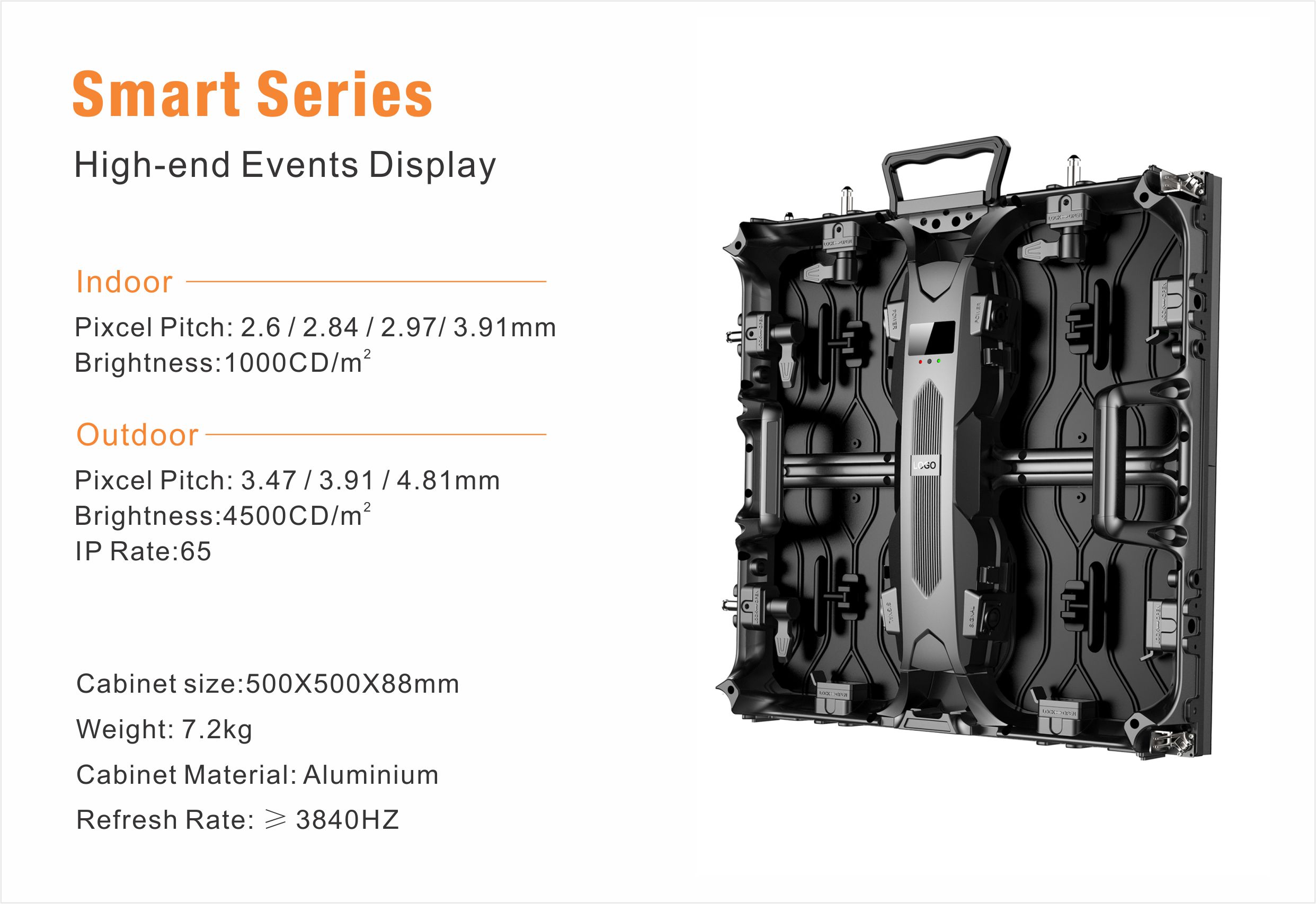 Excel P3.4 P3.91 P4.81 high brightness 4500CD outdoor full color rental led video wall use for stage show