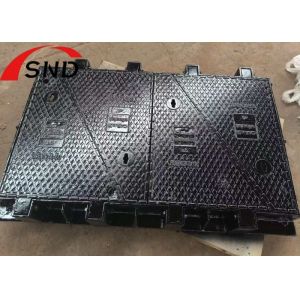 JRC Triangular Ductile Iron Manhole Cover with Anti-slip Surface and Locking