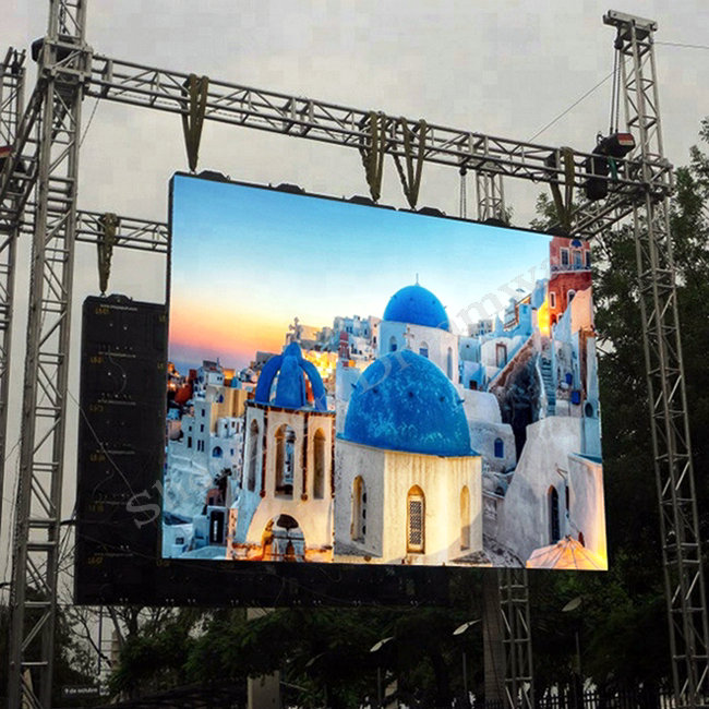 External LED screen