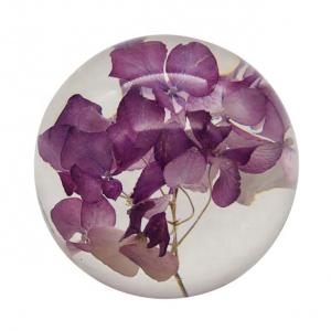 China Crystal Wedding Flower Paperweight Ball Custom For Home Furnishings on sale