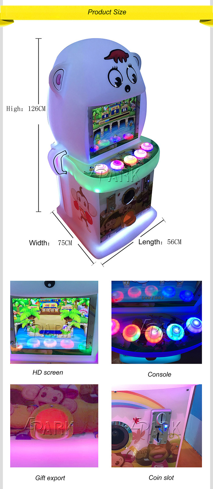 Children Amusement Game Machines Arcade Game / Racing Game Simulator