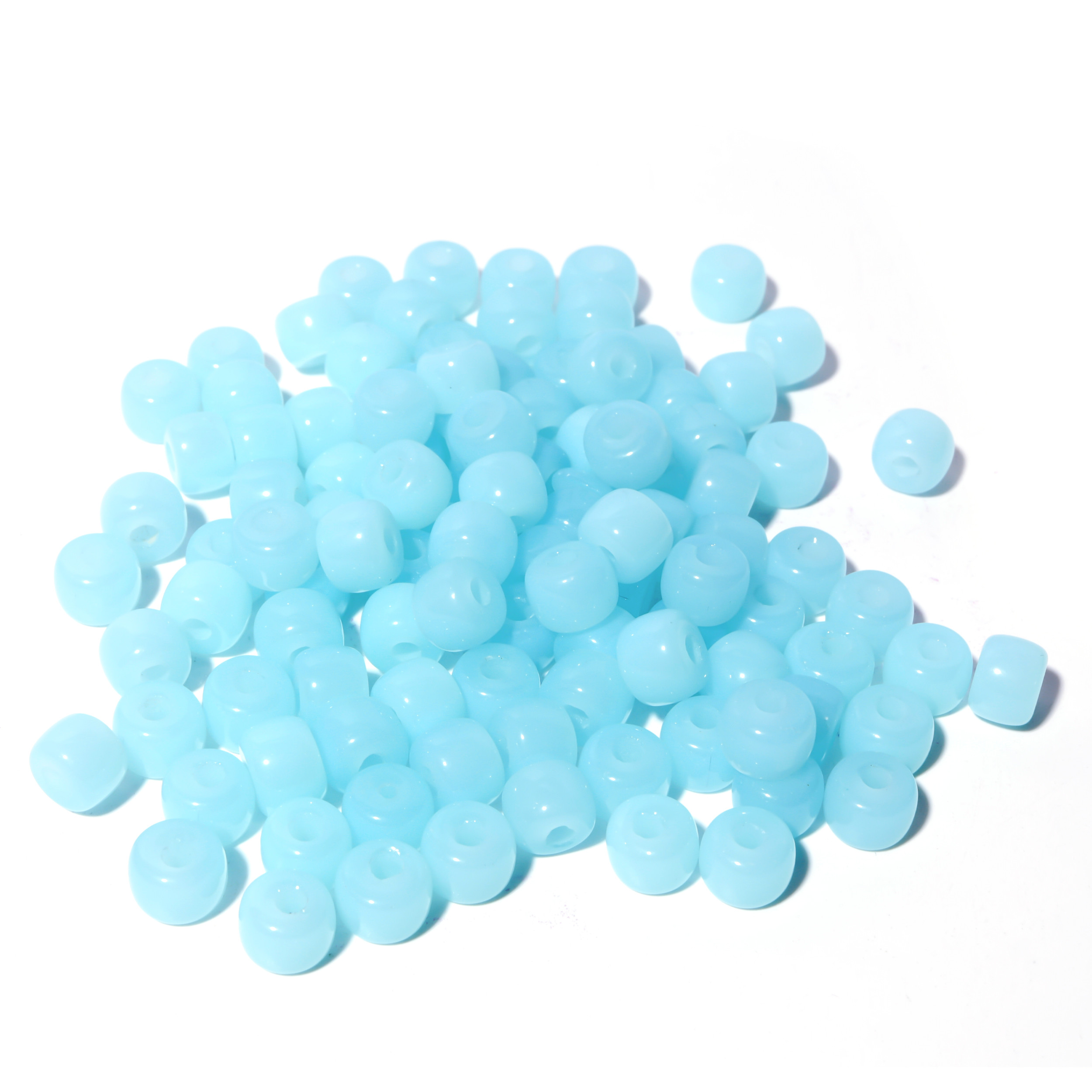100 Colors Gemstone Forte Beads 6*8mm*2.0 Holes DIY Patterns With Rope