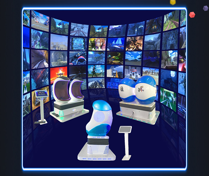 HD 2k Resolution 9d Virtual Reality Simulator With 22 / 47 Inch Monitor