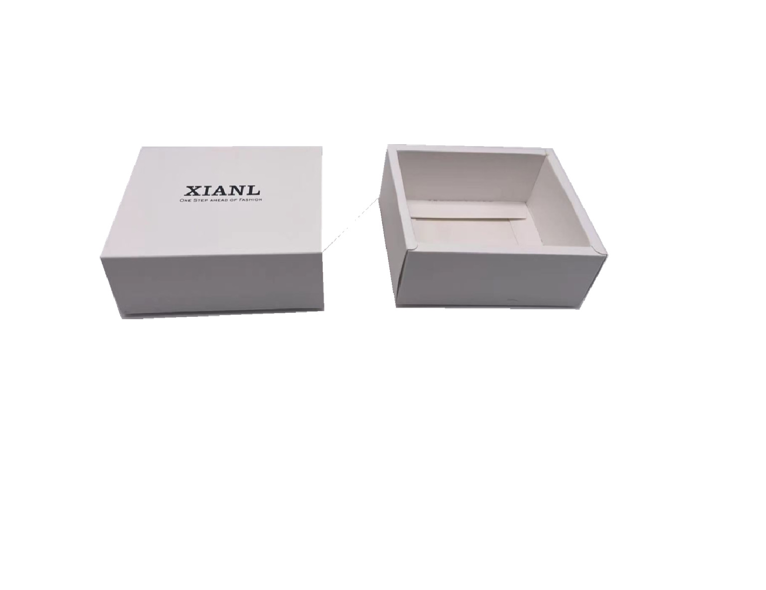 Custom White Cardboard Drawer Cosmetic Boxes 300-350GSM for Mask Packaging