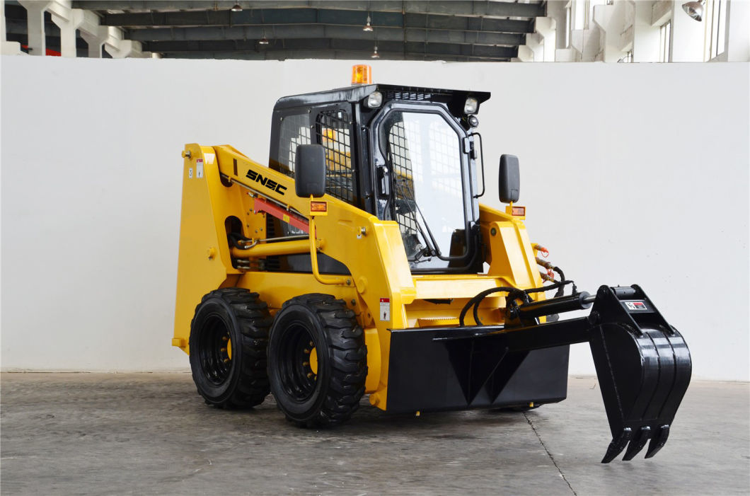 Euro 5 CE EPA Compact Wheel Skid Steer Loader 500kg 800kg 1050kg Small Mini Skidsteer Track Loader Cargadora