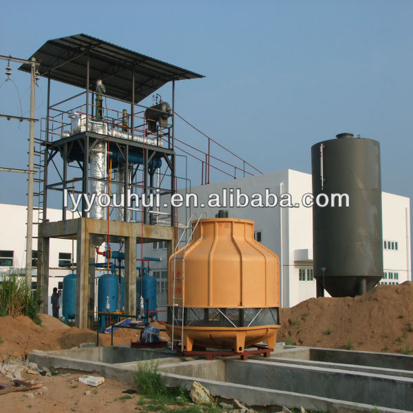 set up the production line waste lubricants engine oil recycle machine High accuracy of temperature control