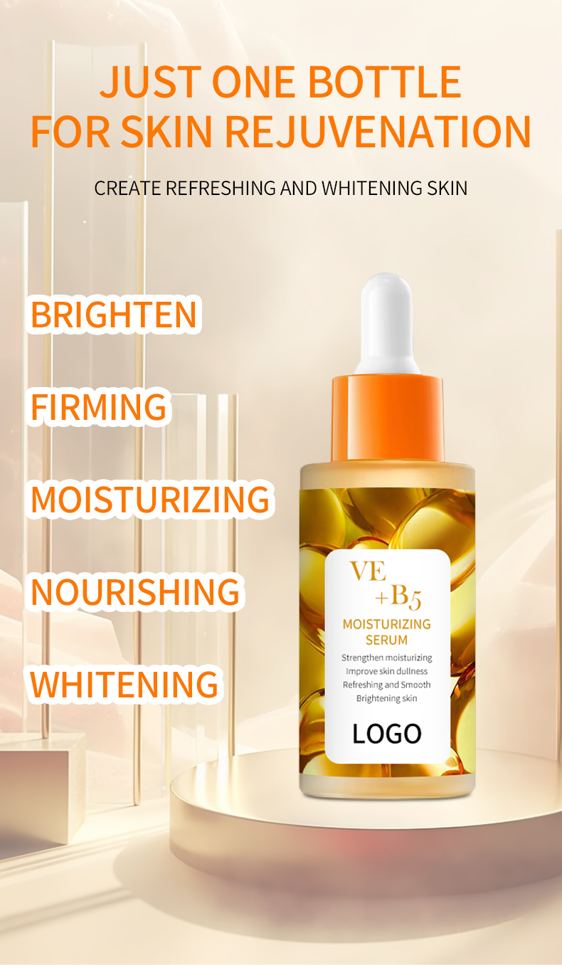 Collagen Organic Vitamin E+B5 Capsules Serum Anti Wrinkle Vitamin E Facial Serum