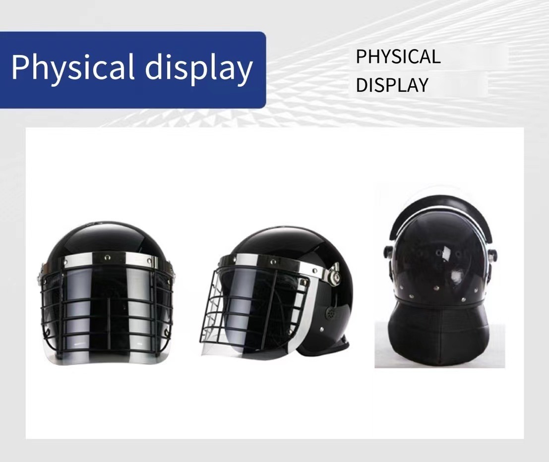 Head Protection Riot Control Equipment Gear Tactical Security Guard ABS Helmet Riot Helmet