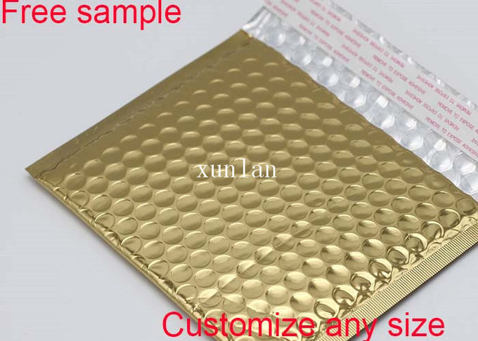 Custom Poly Bubble Wrap Packaging Envelopes , Bubble Cushioned Mailers 4*6 Inch