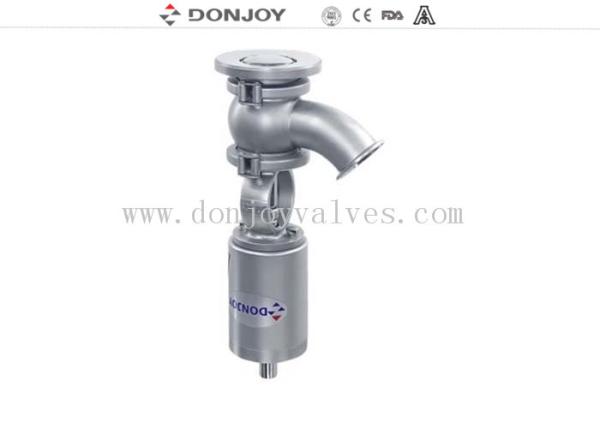 Air / Spring Tank Bottom Valve SS316L Medium Pressure 45 Elbow Type