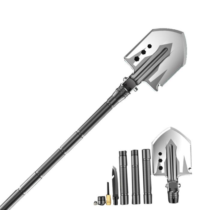 Lightweight Multifunctional Outdoor Shovel , Farming Multipurpose Folding Shovel