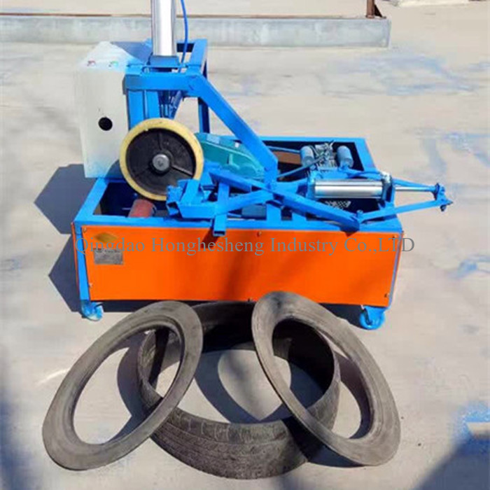 Old Tire Recycling Machine Waste Tire Tread Cutter Tire Sidewall Cutting Machine