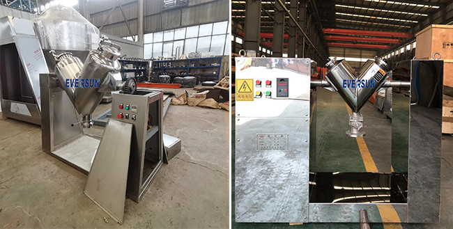 High Speed Precise V Mixer Blender Machine For Fine Powder Blending