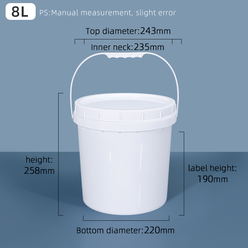 Screw Lid 20L Plastic Bucket for Thicken PP Fermentation Barrel and Fishing Container