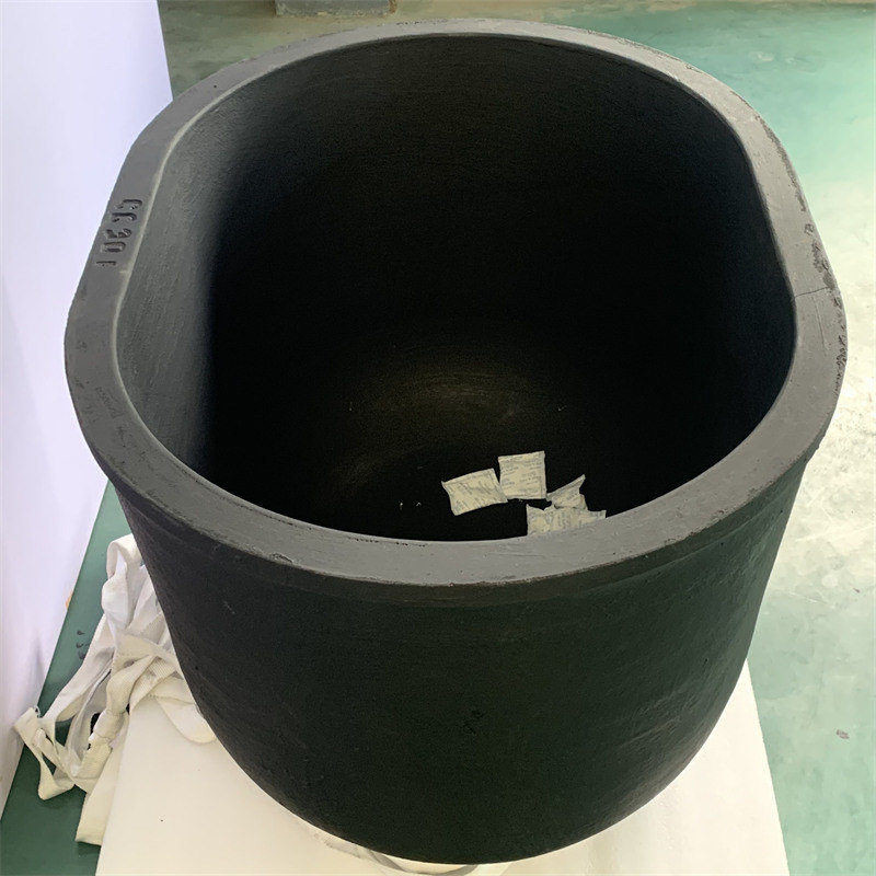Aluminum Melting Metal Recycling Silicon Graphite Crucible Cylindrical