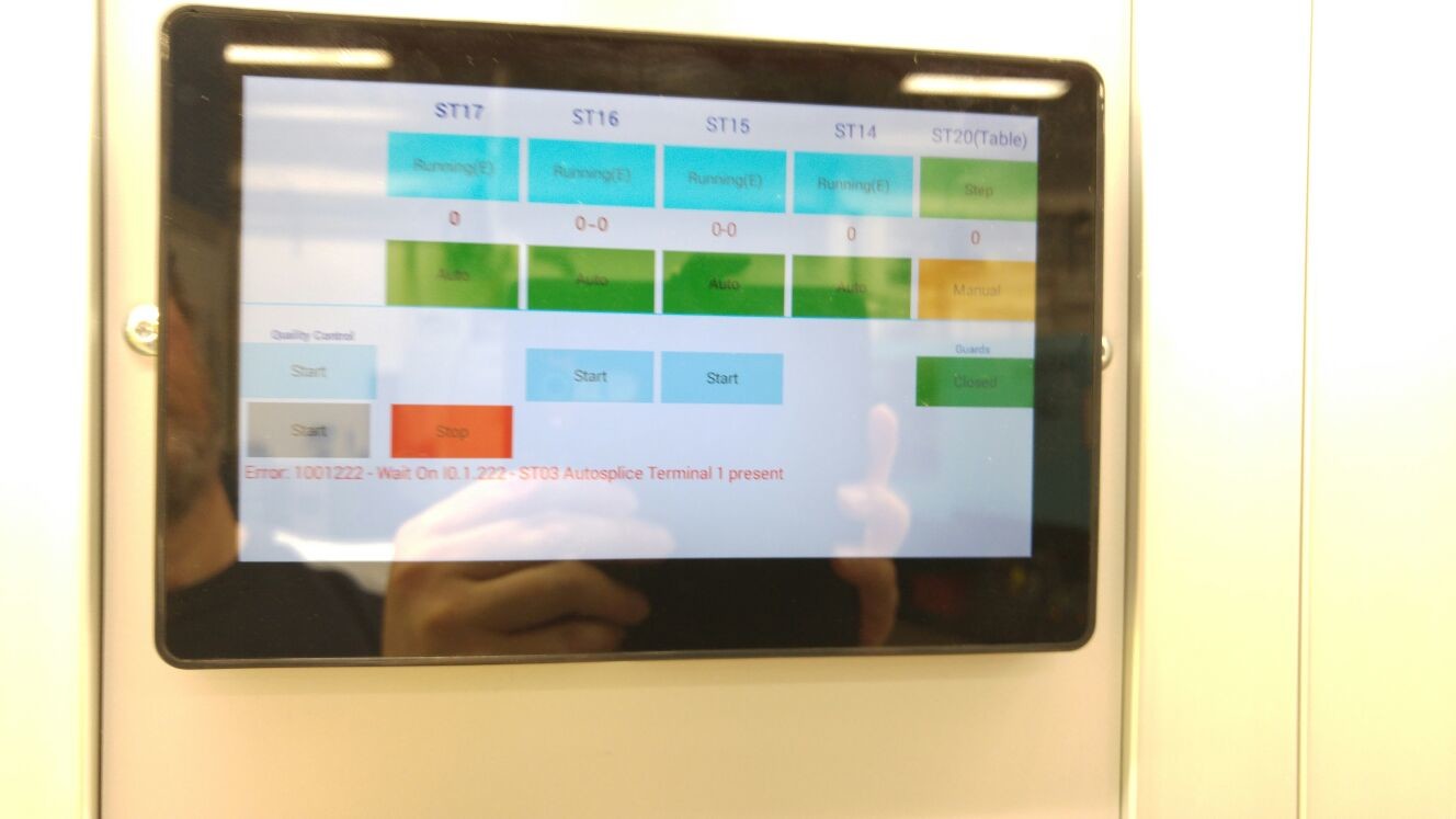 Industrial Serial Port Communication Embedded Wall Mount Android Tablet POE 7 Inch Touch Screen