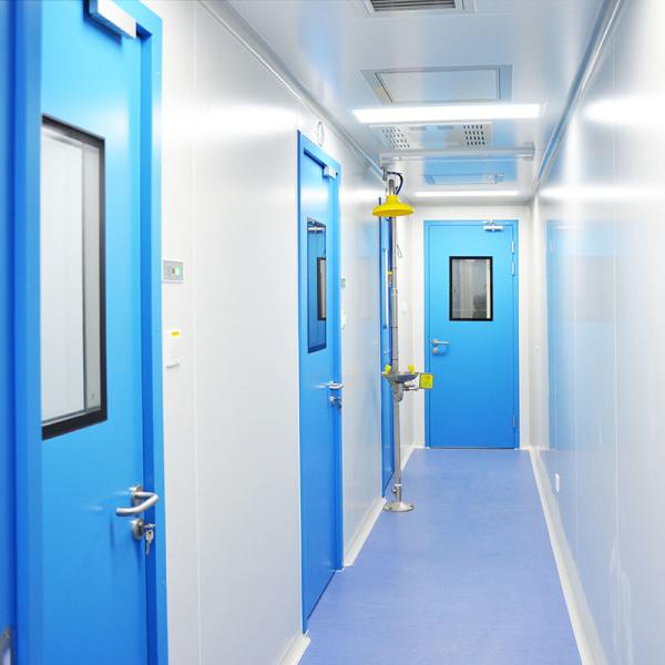 CE Modular Cleanroom Sandwich Panel FFU Fan Filter Unit For Turnkey Cleanroom