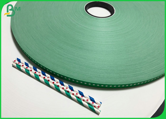 60gsm 13mm 15mm Width Colorful Straw Base Paper For Strews Stiffness  