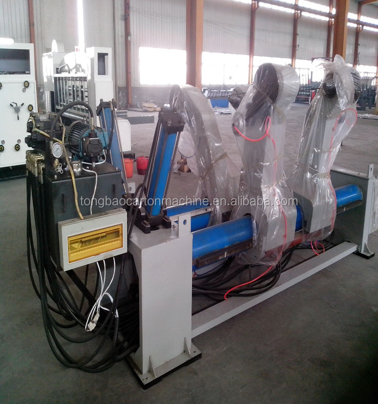 Hydraulic Shaftless Mill Roll Stand for Corrugated Cardboard Paper Handling System