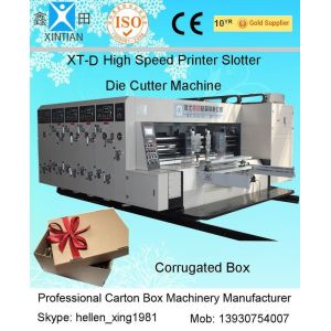 Paper Printing Carton Making Machine With Remote Computer Diagnosis System